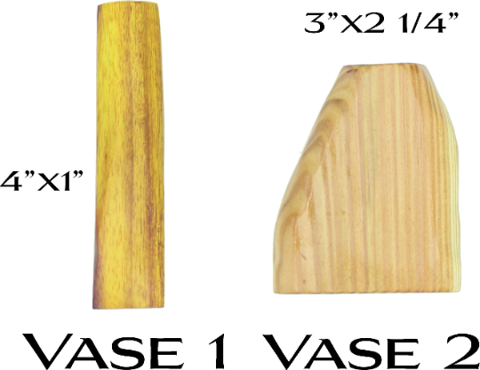 Vase Style 1 + 2 Dimensions