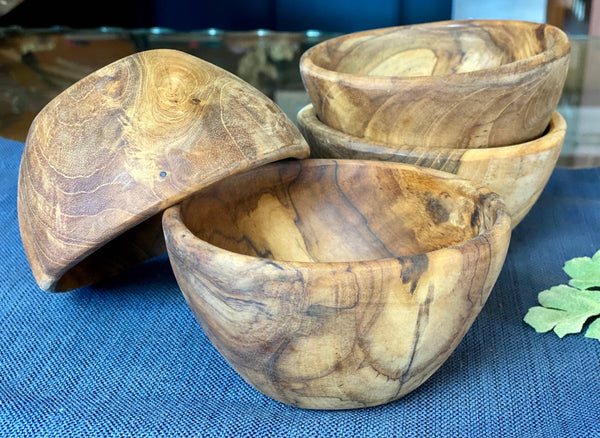 Snack Bowl - Live Edge Salvaged Teak