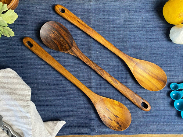 Rustic Handle Wooden Medium Spoon