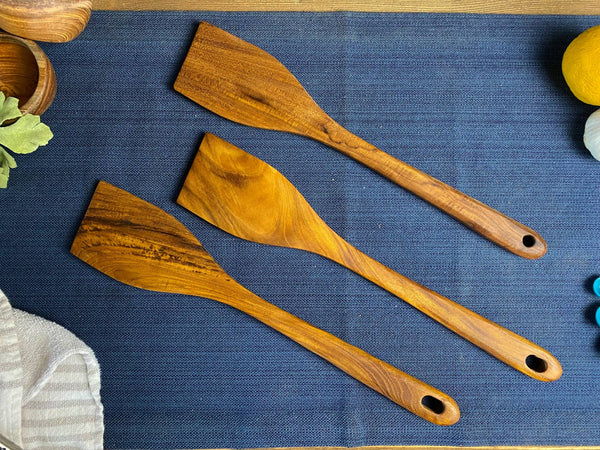 Rustic Handle Wooden Spatula
