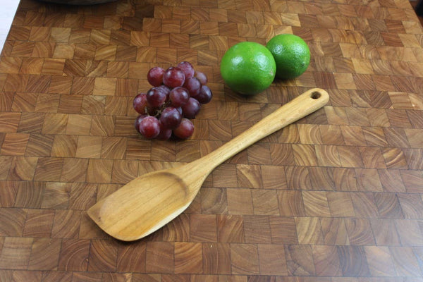 Rustic Handle Wooden Corner Spoon
