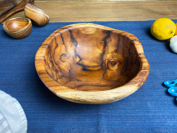 Small Live Edge Salvaged Teak Bowl
