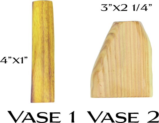 Vase Style 1 + 2 Dimensions 